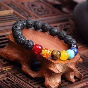 Lava bead bracelet